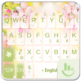 White Jasmine Keyboard Theme biểu tượng