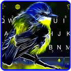 Live Neon Bird Keyboard Theme icône