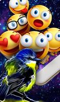 Live Neon Bird Keyboard Theme Screenshot 3