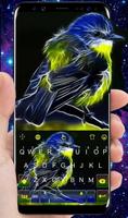 Live Neon Bird Keyboard Theme Screenshot 2