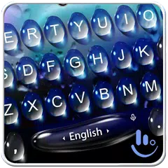 Live 3D Blue Water Keyboard Theme APK download