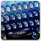 Thème du clavier Eau bleue animée icône