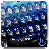 Live 3D Blue Water Keyboard Theme ikona