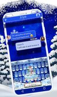 Live Christmas Snow Keyboard Theme captura de pantalla 1