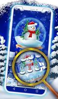 Live Christmas Snow Keyboard Theme captura de pantalla 2