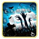 Live Halloween Graveyard Keyboard Theme APK