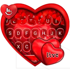 download Live Red Romantic Heart Stylish Reading APK