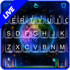 Live Starry Sky Keyboard Theme icône