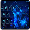 Live Sparkle Wolf Keyboard Theme