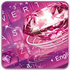 Live Sparkling Diamonds Keyboard Theme アイコン