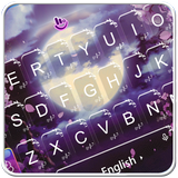 Live 3D Moonlight Sakura Keyboard Theme ícone
