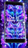 Live 3D Neon Blue Galaxy Wolf Keyboard Theme bài đăng