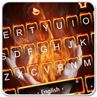 Live 3D Burning Flame Keyboard Theme ícone