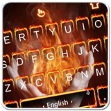 Live 3D Burning Flame Keyboard Theme ícone
