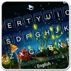 Live 3D Fairy Tale Fireflies Keyboard Theme icône