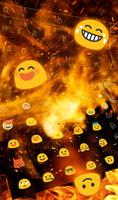 Live 3D Cool Flaming Fire Keyboard Theme 스크린샷 2