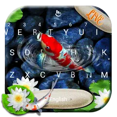 Live 3D Koi Fish Keyboard Theme APK download