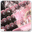 Live 3D Pink Cherry Blossom Rain Keyboard Theme