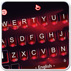 Live 3D Red Lightning Keyboard Theme icono