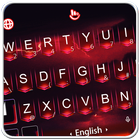 Icona Live 3D Red Lightning Keyboard Theme