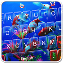 Live 3D Swimming Fish Keyboard Theme-APK