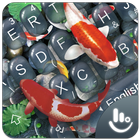 Lively Koi Fish Keyboard Theme icono
