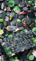 Lively Koi Fish Keyboard Theme Poster