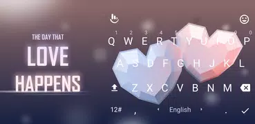 Love Happens Keyboard Theme