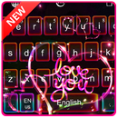 APK Love Sparkling Heart Keyboard Theme