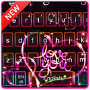 Love Sparkling Heart Keyboard Theme APK