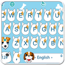 Lovely Cartoon Dog Keyboard Theme APK