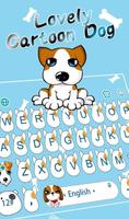 Lovely Cartoon Dog Affiche