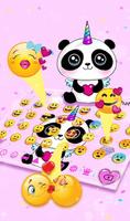 Lovely Cuteness Pink Panda Unicorn скриншот 3