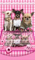 Cool Stylish Chihuahua Dog Keyboard Theme poster