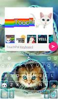 Lovely Kitty Keyboard Theme Ekran Görüntüsü 3