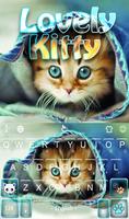 Lovely Kitty Keyboard Theme Ekran Görüntüsü 1