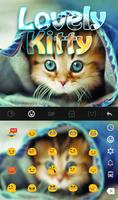 Lovely Kitty Keyboard Theme Ekran Görüntüsü 2