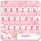 Lovely Cartoon Pink Pig Keyboard Theme иконка