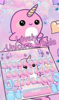 Lovely Unicorn Whale poster