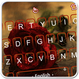 3D Live Rose Rainy Day Keyboard Theme icon