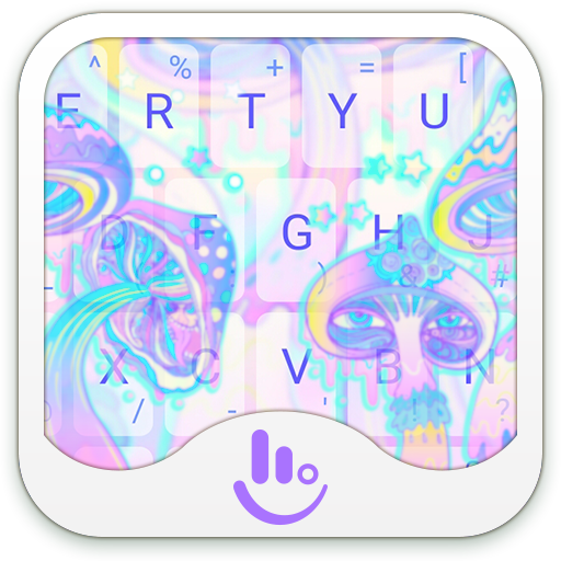 Magic Mushrooms Keyboard Theme