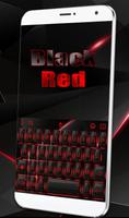 Modern Black Red Light Keyboard Theme screenshot 2