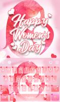 Women's Day Keyboard Theme Cartaz