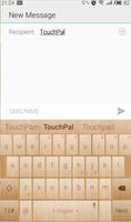 TouchPal Natural Wood Theme capture d'écran 2