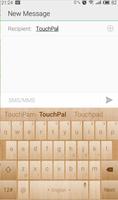 TouchPal Natural Wood Theme ảnh chụp màn hình 2