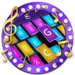 Neon Music Keyboard Theme