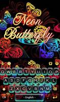 Neon Butterfly Affiche
