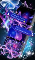 Neon Blue Butterfly imagem de tela 1