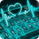 APK Neon Blue Heart Stylish Reading