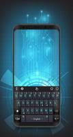 Neon Blue Power Button imagem de tela 1